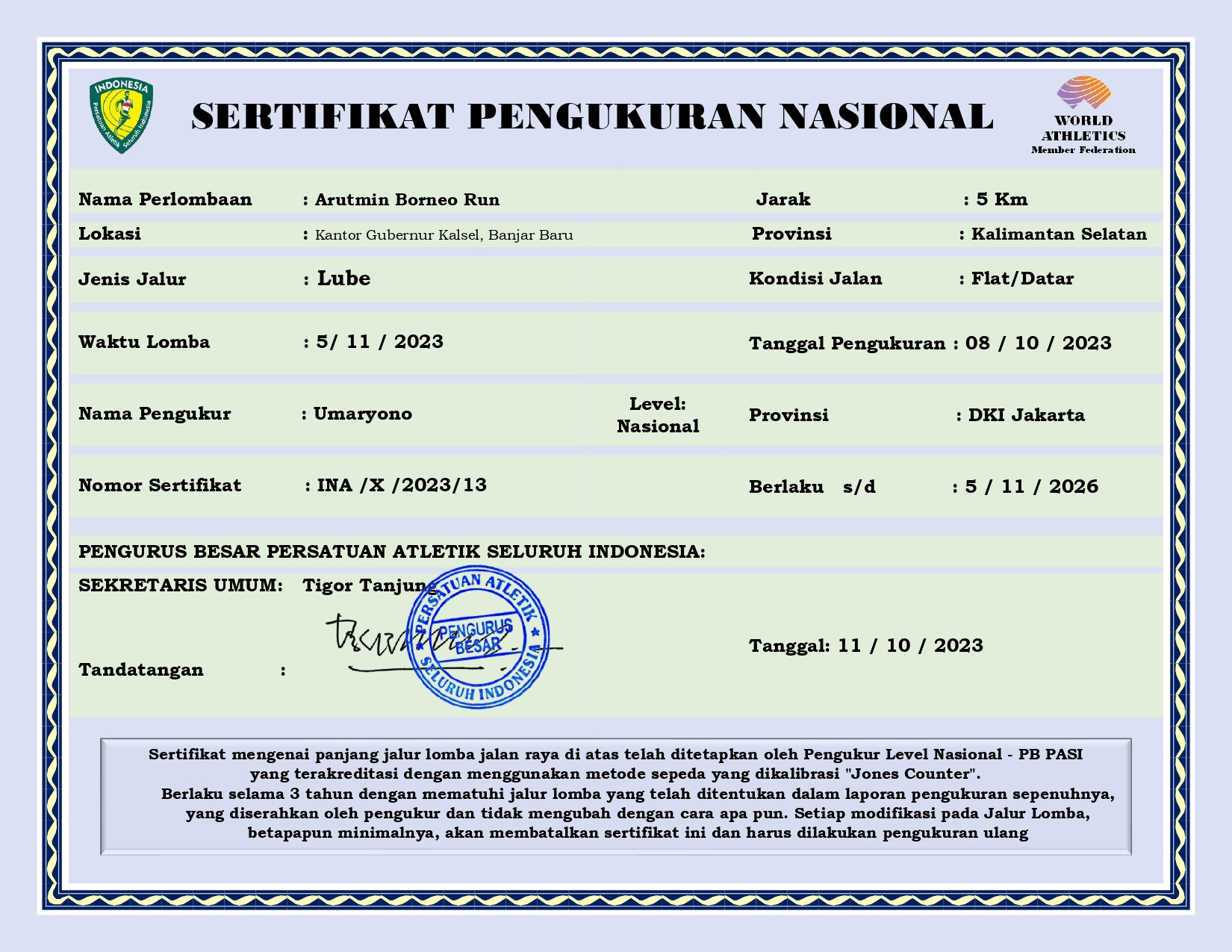 Sertifikat Jalur Lomba- Arutmin 5K.jpg